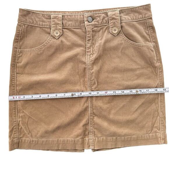 Old Navy Women's Classic Flannel Corcory Skirt Size 4 Tan 4 Pockets See Photos - Picture 7 of 8